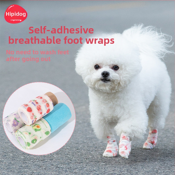 Eldobható kutya lábvédő kis kutyáknak, kisállat cipők, mackók, amelyek nem esnek le a lábról, szennyeződésmentes lábkendő