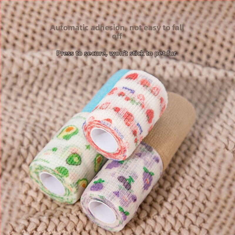 Покривало за крака за кучета за еднократна употреба, малки обувки за кучета, плюшени мечета, които не могат да паднат от превръзка за крака, кърпа против замърсяване