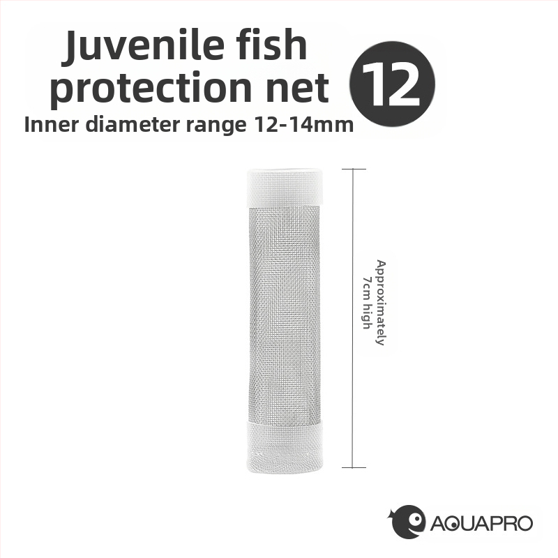 „Enchant“ žuvų filtras iš nerūdijančio plieno, vandens įleidimo angos apsauginė rankovė, medvilninė rankovė, jaunų krevečių žuvų apsauginis tinklelis, apsaugantis nuo siurbimo žuvų filtro tinklelio
