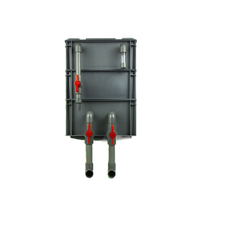 Cirkuliacijos dėžės filtras Žuvų akvariumo cirkuliacijos filtravimo sistema Viršutinio lašelinio srauto dėžės filtras Cirkuliacijos dėžės filtras Vandens aušinimo slėgis