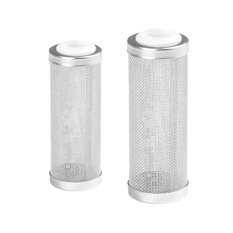 Filter od nehrđajućeg čelika za akvarij, usisni otvor, zaštitni rukav, akvarij s travom, ulazno sito za akvarij za škampe, rukav za škampe, veliki, mali