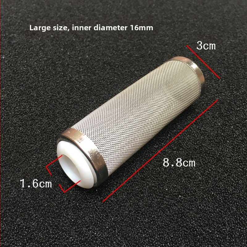 Filter od nehrđajućeg čelika za akvarij, usisni otvor, zaštitni rukav, akvarij s travom, ulazno sito za akvarij za škampe, rukav za škampe, veliki, mali