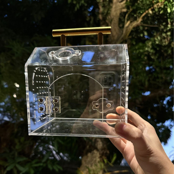 Διασυνοριακό ακρυλικό διαφανές μαγνητικό συναρμολογημένο κουτί κατοικίδιων Gecko ερπετό κουτί αναπαραγωγής κατοικίδιων ζώων οικολογικό κουτί αναπαραγωγής