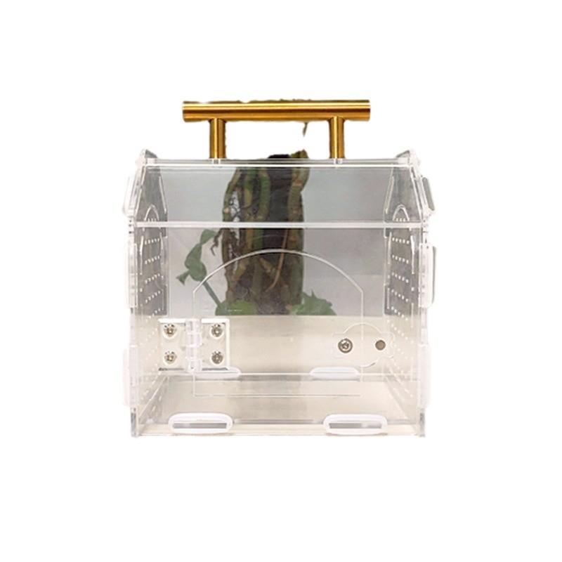 Prekogranična akrilna prozirna magnetska sastavljena kutija za kućne ljubimce, kutija za uzgoj gekona i gmazova, ekološka kutija za uzgoj