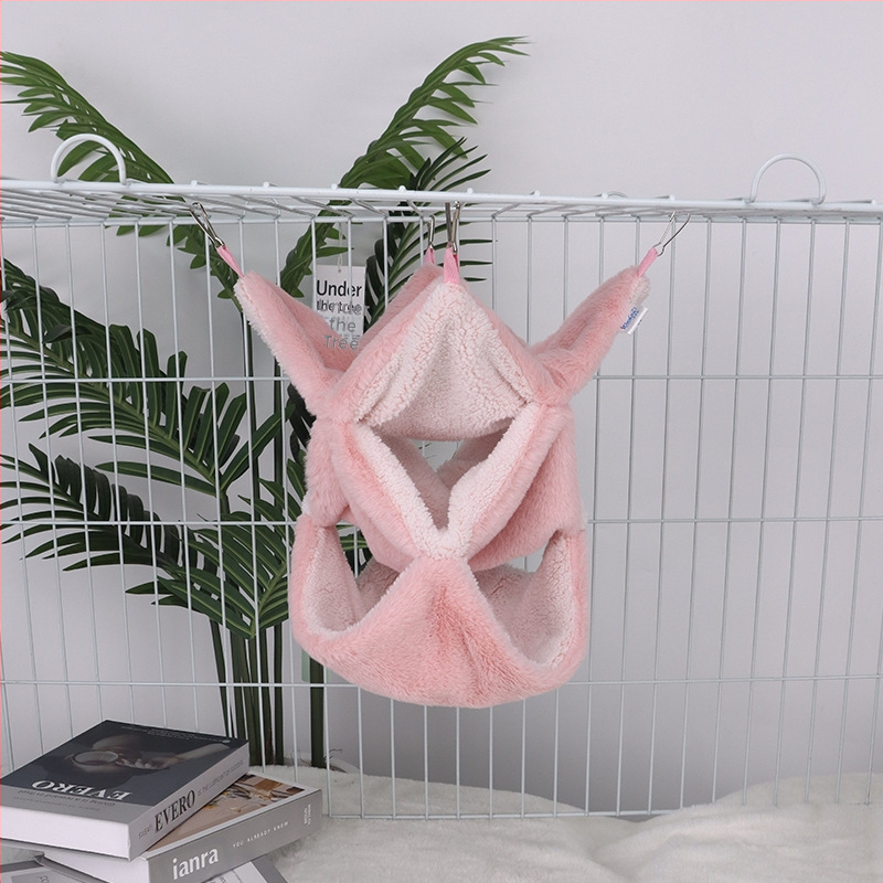 Mažas augintinių hamakas, dvisluoksnis, voverė, voverė, vasara, šiltas hamakas, papūga, drakonas, katė, lizdas, didmeninė prekyba, medaus maišelis, kirstukas, hamakas