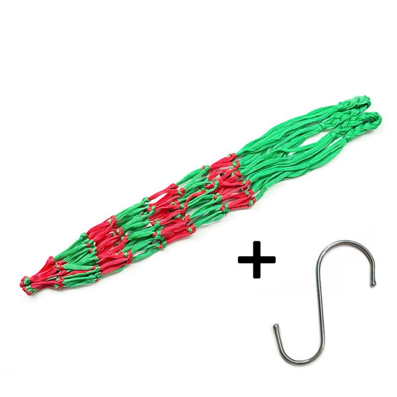 Viseća mreža za hranjenje pilića, pataka i gusaka, hranilica za papige, igračka za hranjenje, mreža za hranjenje pilića, alat za vješanje