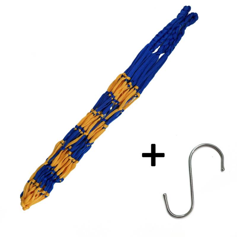 Viseća mreža za hranjenje pilića, pataka i gusaka, hranilica za papige, igračka za hranjenje, mreža za hranjenje pilića, alat za vješanje