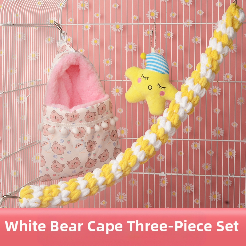 Medaus maišelis, apsiaustas, miegmaišis, imitacinis triušio kailis, sustorintas miego lizdas, auksinis lokys, voverės miego lizdas, žiemai, šilti žiemos reikmenys