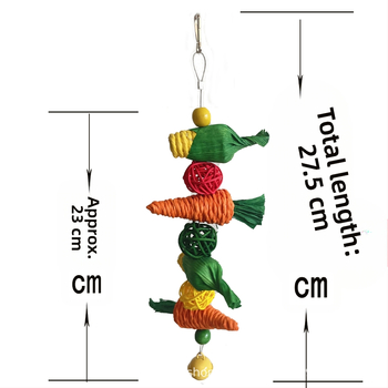 Παιχνίδι παπαγάλος πουλί δάγκωμα χάμστερ κουνέλι Totoro γομφίος κορδόνι μικρό κατοικίδιο πουλί παιχνίδι κλουβί πουλιών διακόσμηση διασυνοριακό