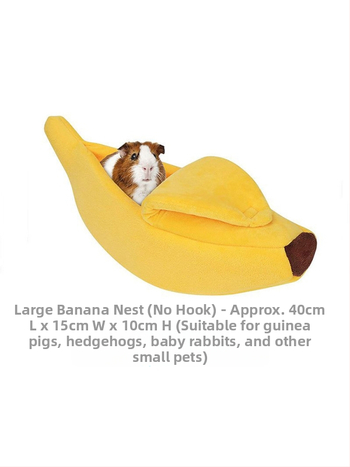 Hamsteri talvepesa banaanist rippvoodi kuldse siidist karu eriline soe puuvillane pesa peidetud väike voodi magamismaja dekompressioonimänguasjade tarvikud