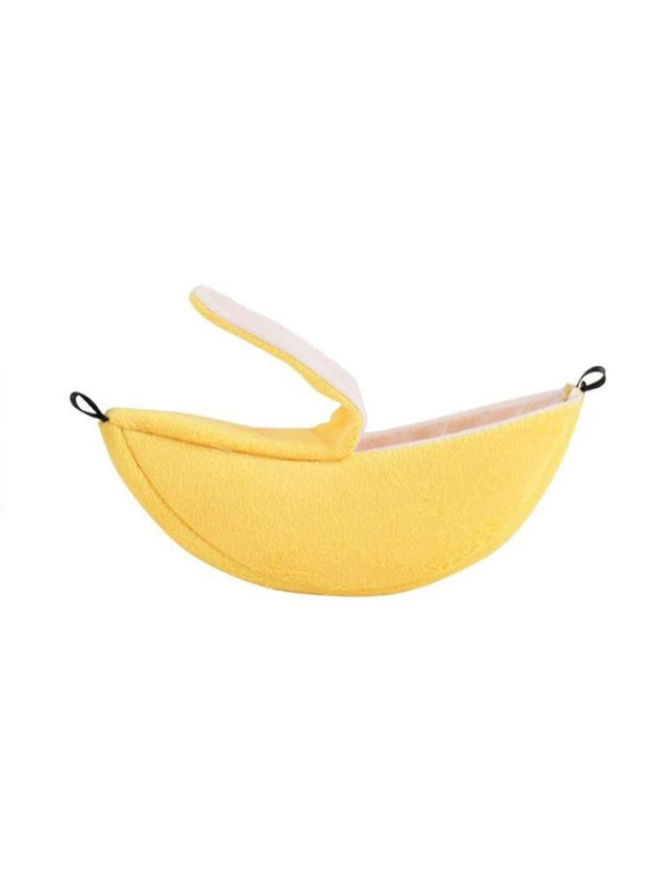 Hamsteri talvepesa banaanist rippvoodi kuldse siidist karu eriline soe puuvillane pesa peidetud väike voodi magamismaja dekompressioonimänguasjade tarvikud