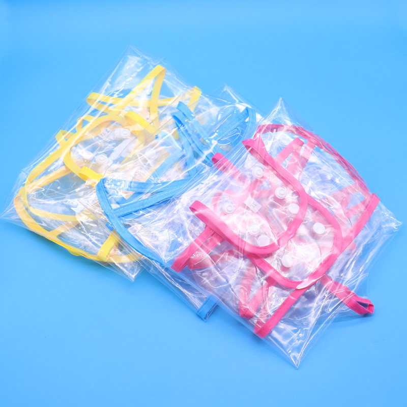 Прозрачен дъждобран за кучета, летни дрехи за домашни любимци с четири крака, водоустойчив, универсален дъждобран за кучета, PVC дрехи за кученца, дрехи за кучета