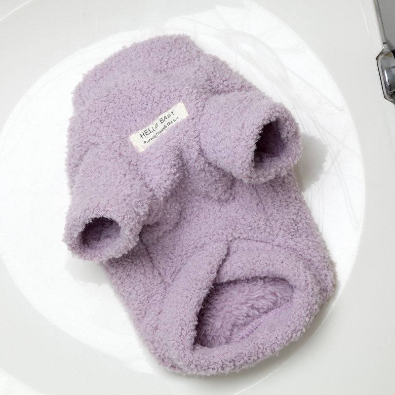 Koerariided talvine soe sametvest lemmikloomariided kassile väikesele koerale kahepoolne pilvesamet tehase hulgimüük