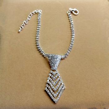 Κόσμημα για σκύλους με γραβάτα και στρας, κολάρο για σκύλους, είδη για κατοικίδια Teddy, διασυνοριακό ηλεκτρονικό εμπόριο