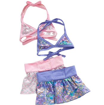 Летни дрехи за домашни любимци, комплект бикини за домашни любимци, бански костюми, плажни кукли, котки, дрехи за кучета, бански костюми за домашни любимци, пясъчен