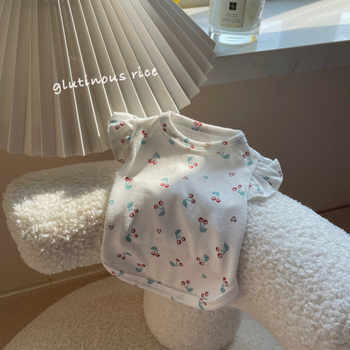 Ρούχα για σκύλους Han Feng, γιλέκο με μανίκια, μπλουζάκι Teddy, Bitter Bear, μικρό κουτάβι, ρούχα για γάτες, άνοιξη και καλοκαίρι