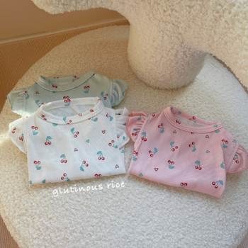 Ρούχα για σκύλους Han Feng, γιλέκο με μανίκια, μπλουζάκι Teddy, Bitter Bear, μικρό κουτάβι, ρούχα για γάτες, άνοιξη και καλοκαίρι