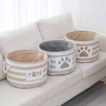 Ümmargune riidest hoiukorv käepidemega, hulgimüük, lihtne riidest hoiukorv, hoiukorv laos, hulgimüük