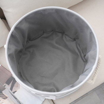 Ümmargune riidest hoiukorv käepidemega, hulgimüük, lihtne riidest hoiukorv, hoiukorv laos, hulgimüük