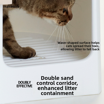 Άμμος για γάτες Mashu πλήρως κλειστός, μεγάλος, μικρός, αποσμητικός τύπου διαδρόμου για γάτες, αντιπυρετικός