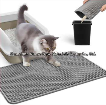 Χαλί κατοικίδιων ζώων διπλής στρώσης EVA για γάτες, σκύλους, αντιολισθητικό φίλτρο άμμου για γάτες, αντιολισθητικό, αντιολισθητικό ταψί άμμου για γάτες, χαλάκι άμμου για γάτες