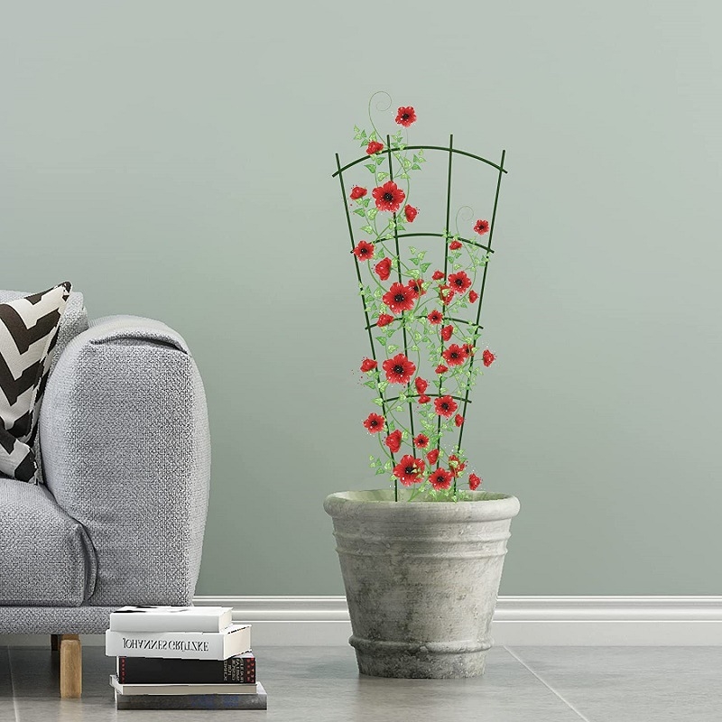 Tarpvalstybinis sodo augalų laikiklis, kalnų vėžlių laipiojimo atraminis stovas, gėlių vazonų stovas, tinklelis, metalinis geležinis fiksuotas strypas