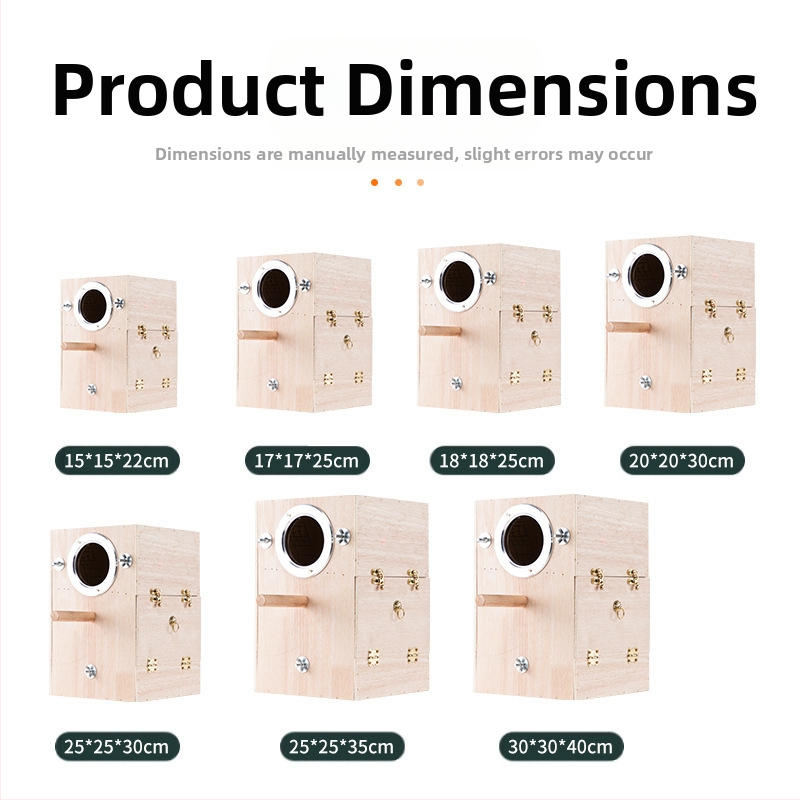 NC вертикално птиче гнездо тигрова кожа Xuanfeng топло гнездо за разплод зимна птица дървено птиче гнездо малко птиче гнездо голямо и средно малко птиче гнездо къщичка за птици