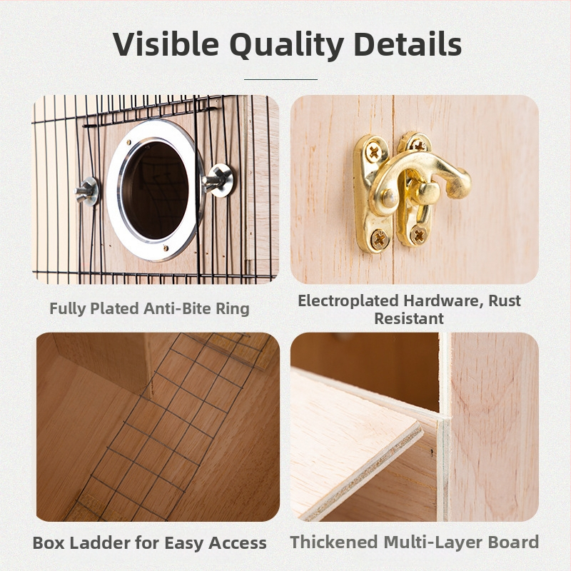 NC вертикално птиче гнездо тигрова кожа Xuanfeng топло гнездо за разплод зимна птица дървено птиче гнездо малко птиче гнездо голямо и средно малко птиче гнездо къщичка за птици