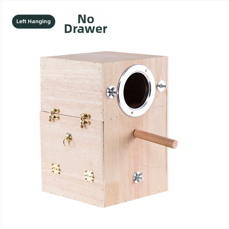 NC вертикално птиче гнездо тигрова кожа Xuanfeng топло гнездо за разплод зимна птица дървено птиче гнездо малко птиче гнездо голямо и средно малко птиче гнездо къщичка за птици