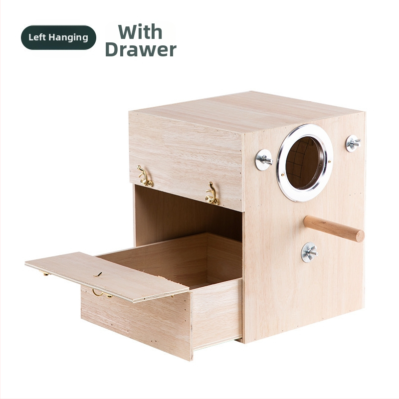 NC вертикално птиче гнездо тигрова кожа Xuanfeng топло гнездо за разплод зимна птица дървено птиче гнездо малко птиче гнездо голямо и средно малко птиче гнездо къщичка за птици