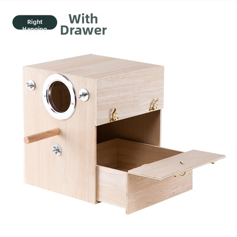 NC вертикално птиче гнездо тигрова кожа Xuanfeng топло гнездо за разплод зимна птица дървено птиче гнездо малко птиче гнездо голямо и средно малко птиче гнездо къщичка за птици