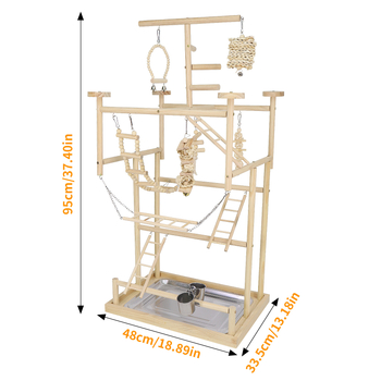 Ράφι για παπαγάλους, μεγάλο παιχνίδι, σταθμός εκπαίδευσης, παπαγάλος, πάγκος παιδικής χαράς, σκάλα αναρρίχησης, κούνια για πουλιά