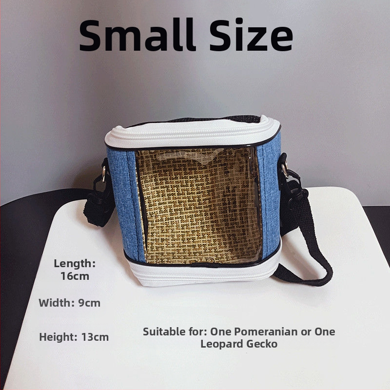 Xuan Fengi väljaminev papagoi kaasaskantav linnukott tiigri nahast pesakott hingav läbipaistev õlakott pojengipuurist nähtav neli aastaaega