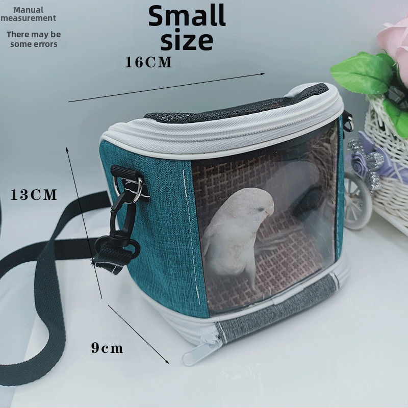 Xuan Fengi väljaminev papagoi kaasaskantav linnukott tiigri nahast pesakott hingav läbipaistev õlakott pojengipuurist nähtav neli aastaaega