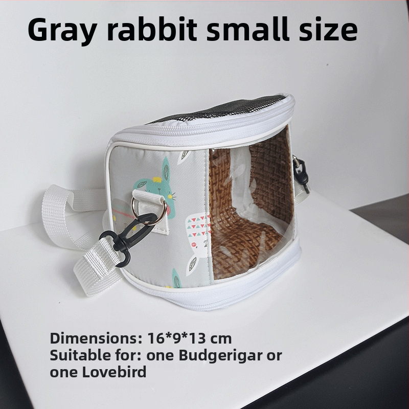 Xuan Fengi väljaminev papagoi kaasaskantav linnukott tiigri nahast pesakott hingav läbipaistev õlakott pojengipuurist nähtav neli aastaaega