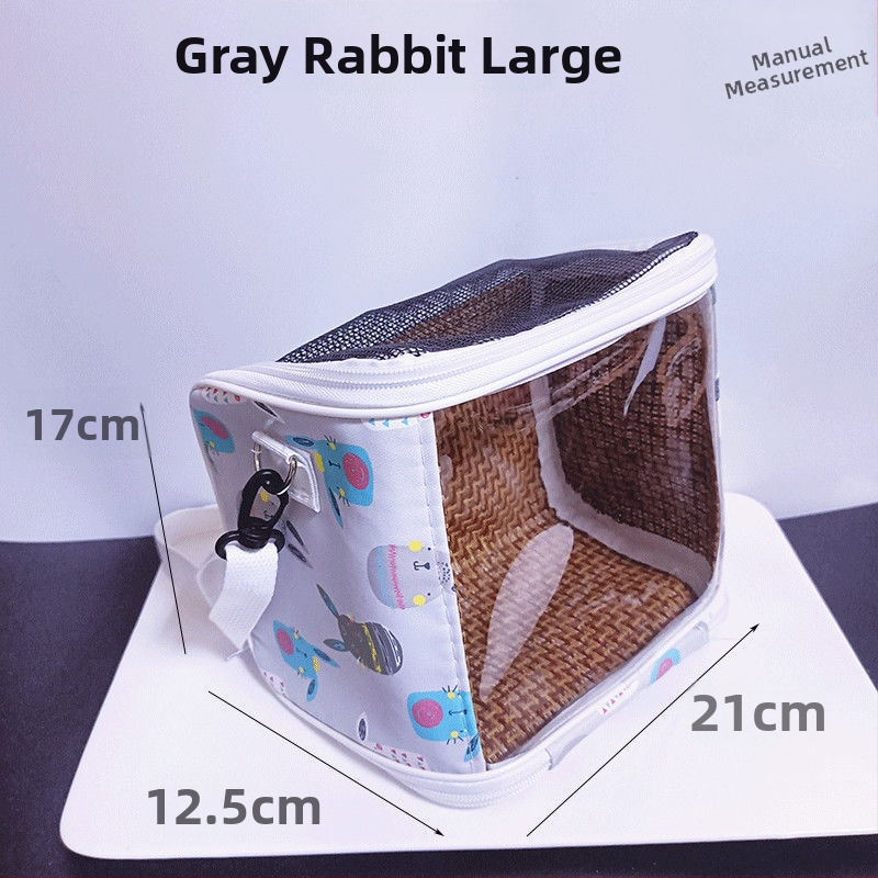 Xuan Fengi väljaminev papagoi kaasaskantav linnukott tiigri nahast pesakott hingav läbipaistev õlakott pojengipuurist nähtav neli aastaaega