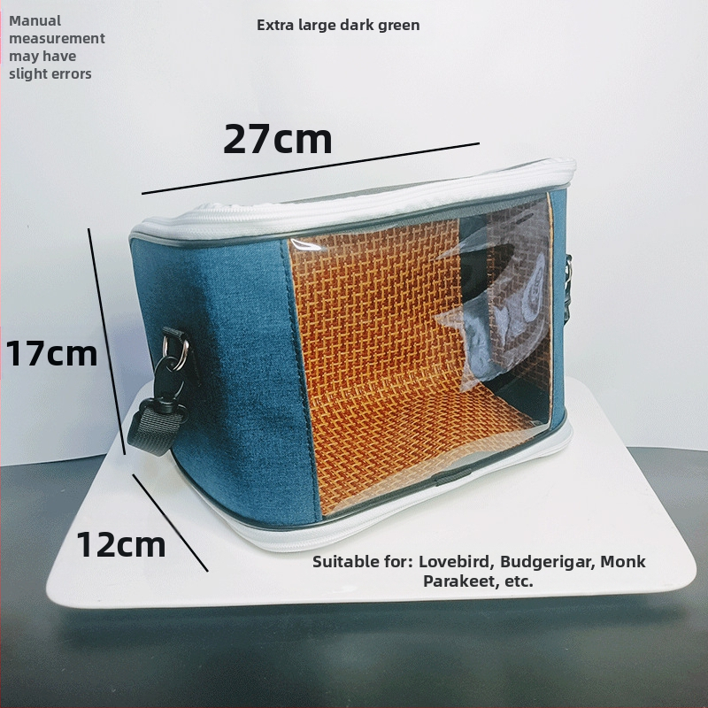 Xuan Fengi väljaminev papagoi kaasaskantav linnukott tiigri nahast pesakott hingav läbipaistev õlakott pojengipuurist nähtav neli aastaaega