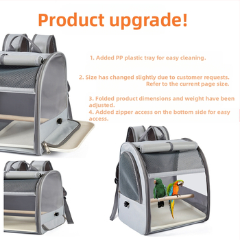Φορητή τσάντα πουλιών μικρή τσάντα για κατοικίδια, σακίδιο πλάτης Bago, σακίδιο πλάτης Parrot Pigeon Xuan Feng από πολυεστέρα, μεγάλη χωρητικότητα για πουλιά