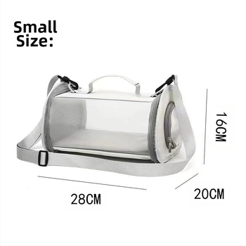 Πτυσσόμενη τσάντα ντους νέου στυλ μικρή τσάντα κουνελιού δέντρου νυχτερίδα μικρό ακανθόχοιρο ποντίκι πλέγμα μονού ώμου φορητή αναπνεύσιμη τσάντα νιαουρίσματος γάτας