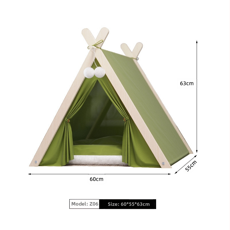 Šator za kućne ljubimce, uzgajivačnica, univerzalni šator za mačke, zatvorena rađaonica, uklonjiva i periva, topli šator od bora za mačke i pse, mačje gnijezdo
