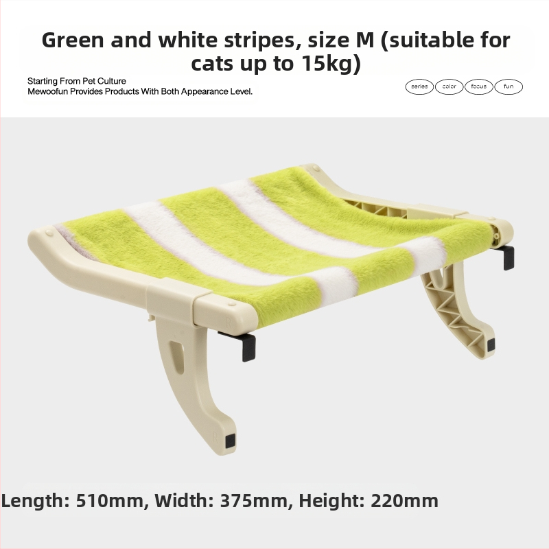 MEWOOFUN lovos katės lizdas langas katės lova mažas balkonas langas hamakas pakabinamas katės lizdas palangė katės stovas