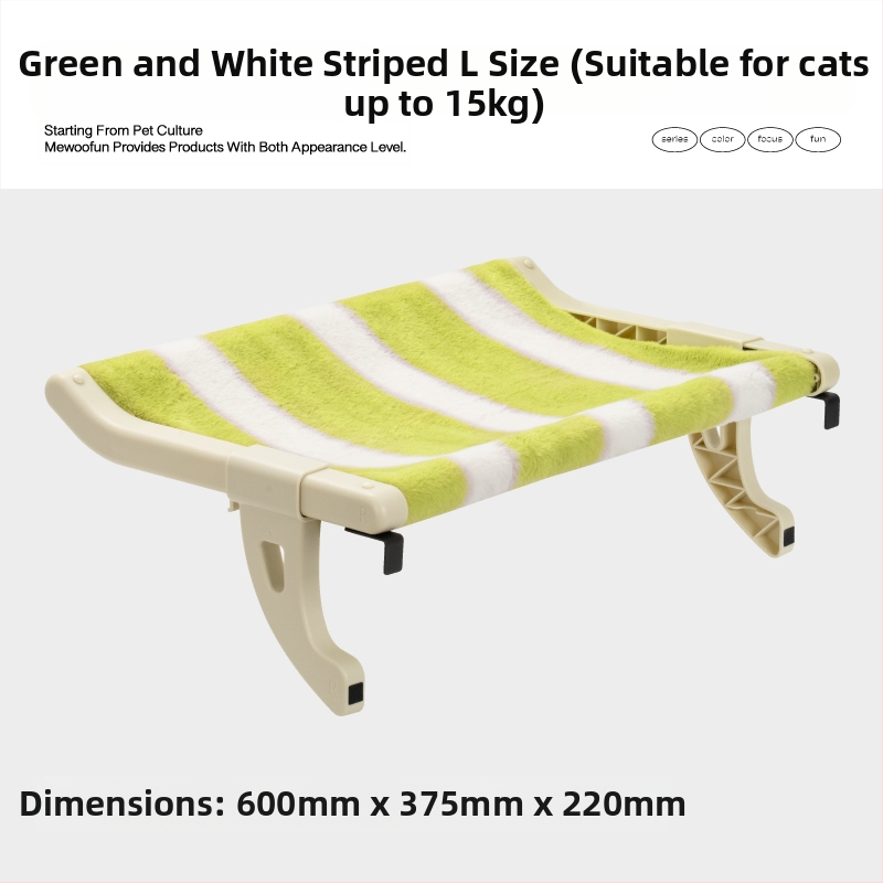 MEWOOFUN lovos katės lizdas langas katės lova mažas balkonas langas hamakas pakabinamas katės lizdas palangė katės stovas