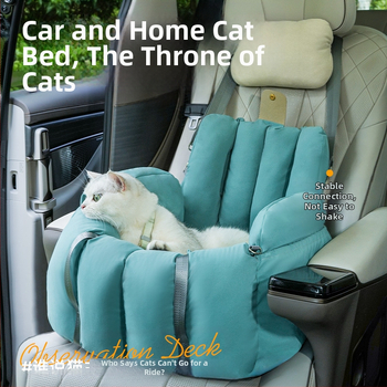 Miaofairy autós macskakennel kutyakennel négy évszak univerzális kézzel hordható átlósan kihajtható macskatáska kisállatülés