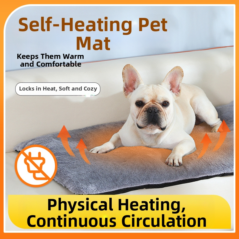 Grijaća podloga za kućne ljubimce, samozagrijavajući jastuk, zadebljani jastuk za pse, topli jastuk za mačke, jastuk za pse, deka za kućne ljubimce, prekogranična...