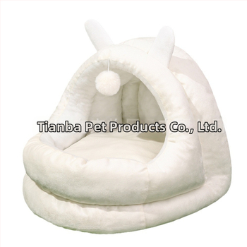 Φωλιά γάτας αυτιού κουνελιού τέσσερις εποχές καθολική φωλιά γάτας φωλιά κατοικίδιων ζώων ημι-κλειστό χειμώνα ζεστό Διαδίκτυο διασημότητα γάτα σπίτι γάτα κρεβάτι γάτας