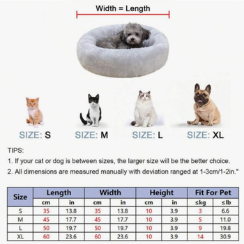 Αρκτικό φλις στρογγυλό κοντό βελούδινο κρεβάτι κατοικίδιων με μαλακό μαξιλάρι κλουβιού για τέσσερις εποχές, ζεστό κρεβάτι σκύλου για γάτες και μικρά σκυλιά