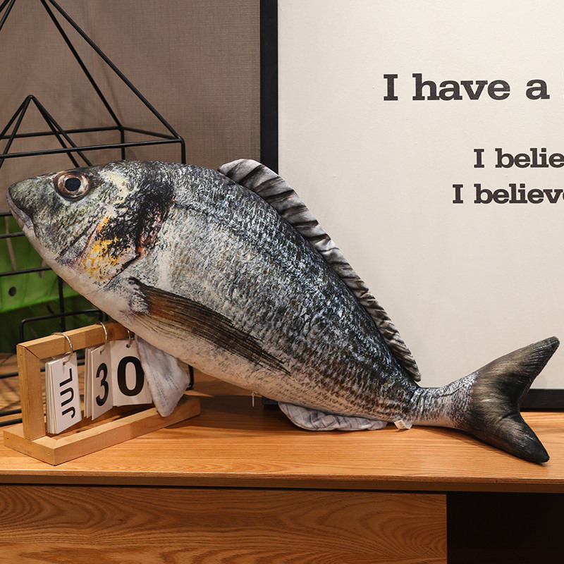 Simuleeritud kalanukk must kalanukk heeringas kollane kotkas-karpkala kingitus plush mänguasi lemmikloom äikese draakon kala treenimiskala rekvisiidid