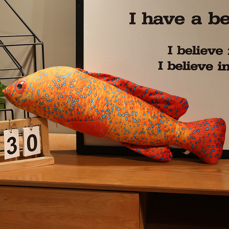 Simuleeritud kalanukk must kalanukk heeringas kollane kotkas-karpkala kingitus plush mänguasi lemmikloom äikese draakon kala treenimiskala rekvisiidid