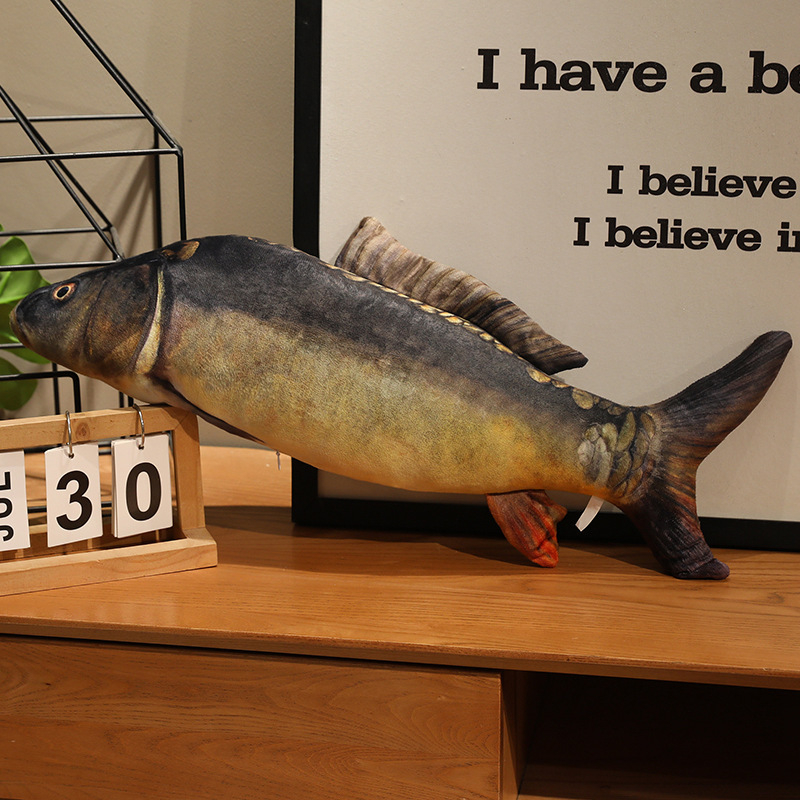 Simuleeritud kalanukk must kalanukk heeringas kollane kotkas-karpkala kingitus plush mänguasi lemmikloom äikese draakon kala treenimiskala rekvisiidid