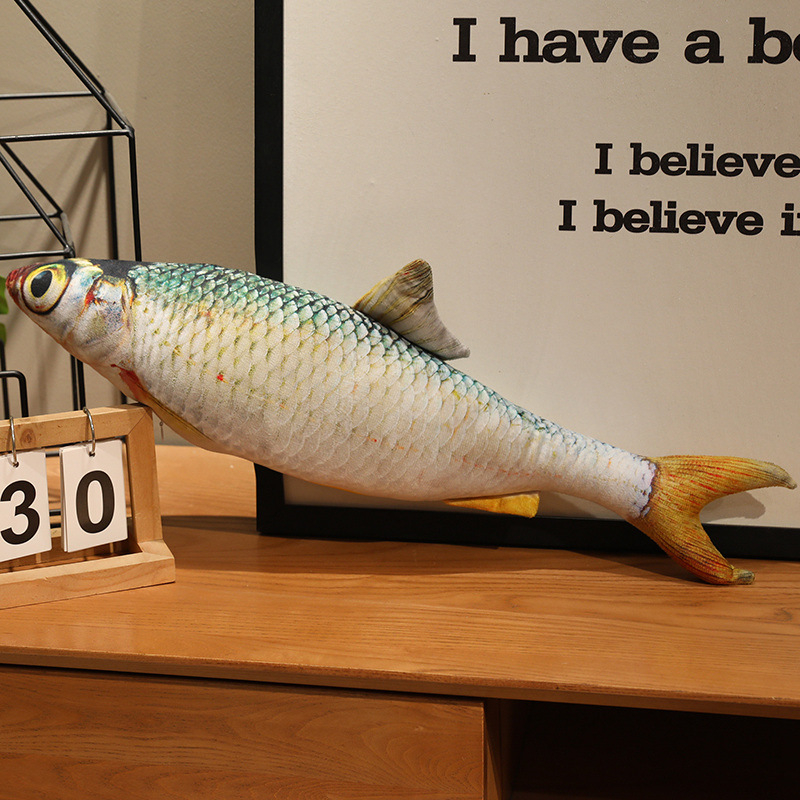 Simuleeritud kalanukk must kalanukk heeringas kollane kotkas-karpkala kingitus plush mänguasi lemmikloom äikese draakon kala treenimiskala rekvisiidid